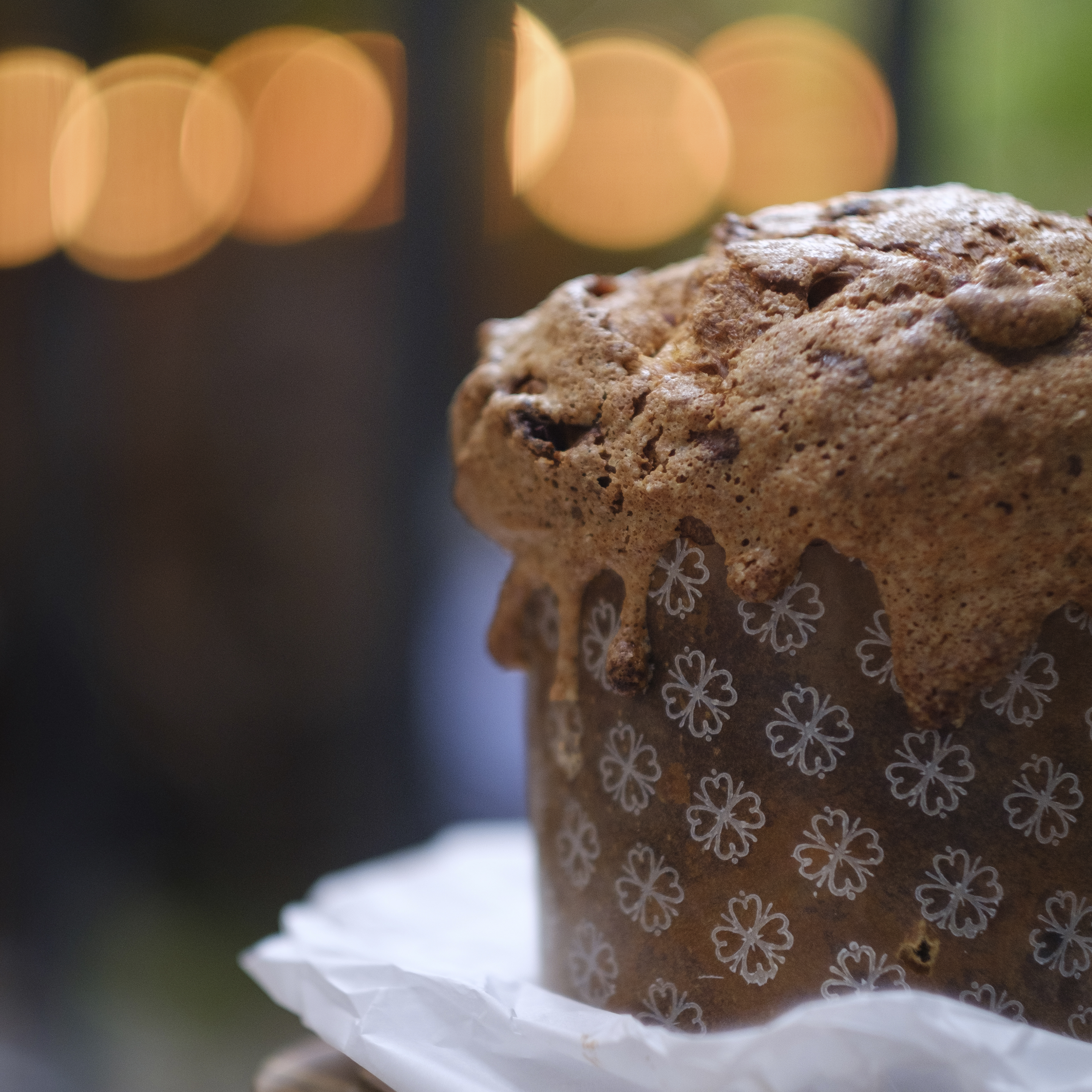 Pan dulce de masa madre con frutas