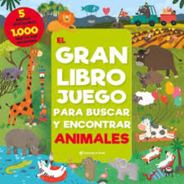 GRAN LIBRO JUEGO PARA BUSCAR Y ENCONTRAR ANIMALES