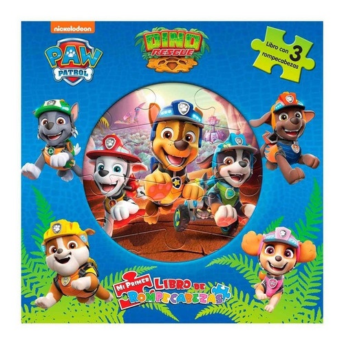 MI PRIMER LIBRO DE ROMPECABEZAS - PAW PATROL DINO RESCUE