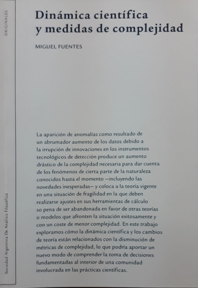 Dinámica científica y medidas de complejidad