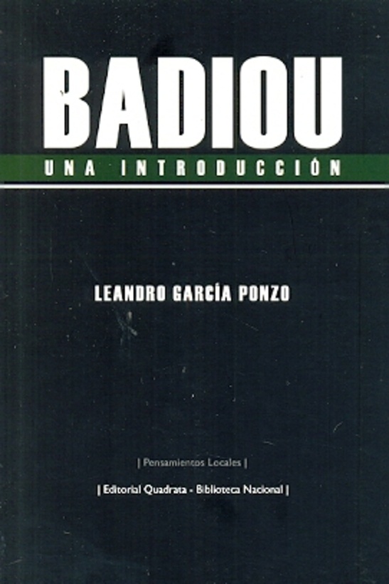 Badiou. Una introducción