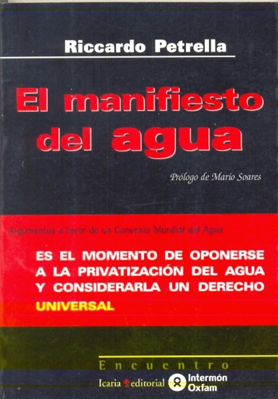 El manifiesto del agua
