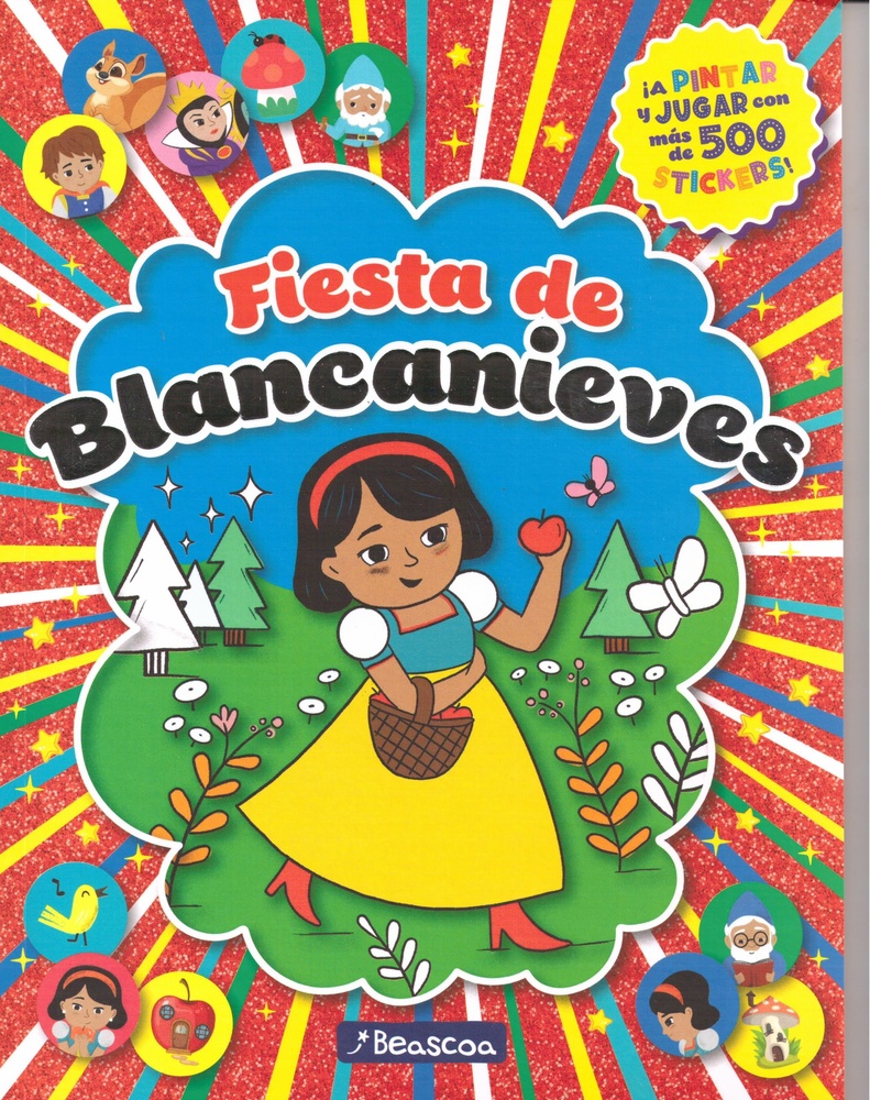 Fiesta de stickers +500 - fiesta con blancanieves