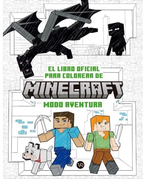 Minecraft El libro oficial para colorear: Modo Aventura