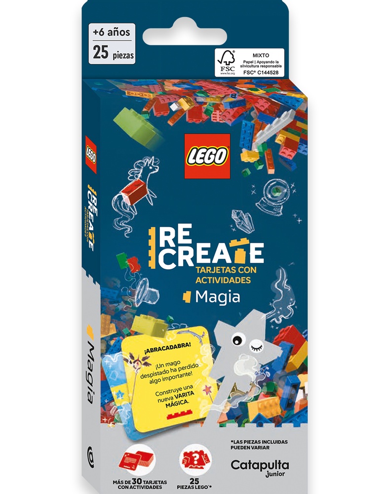Lego Recreate tarjetas con actividades: Magia