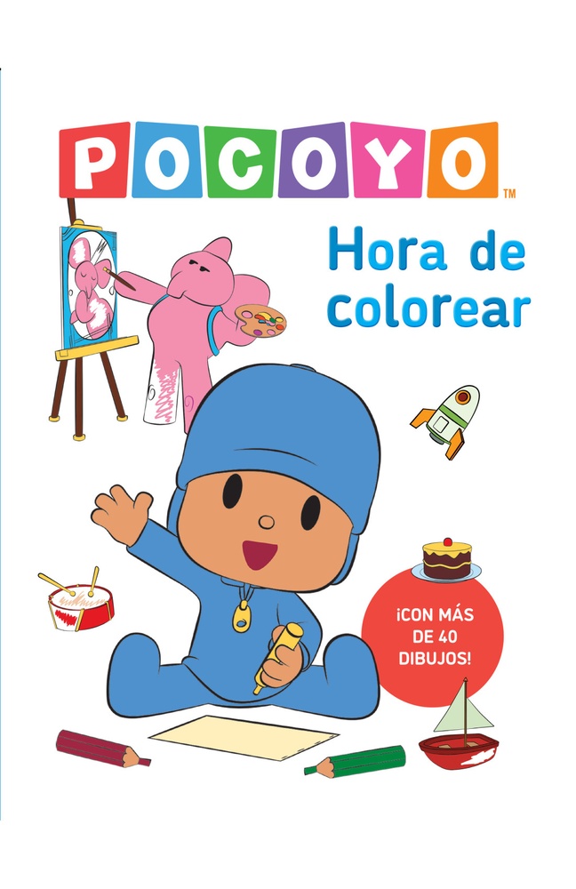 Pocoyo. Hora de colorear