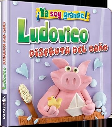 Ludovico disfruta del baño