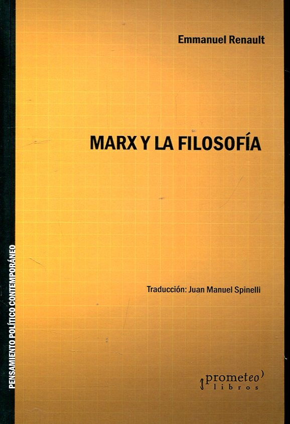 Marx y la filosofia