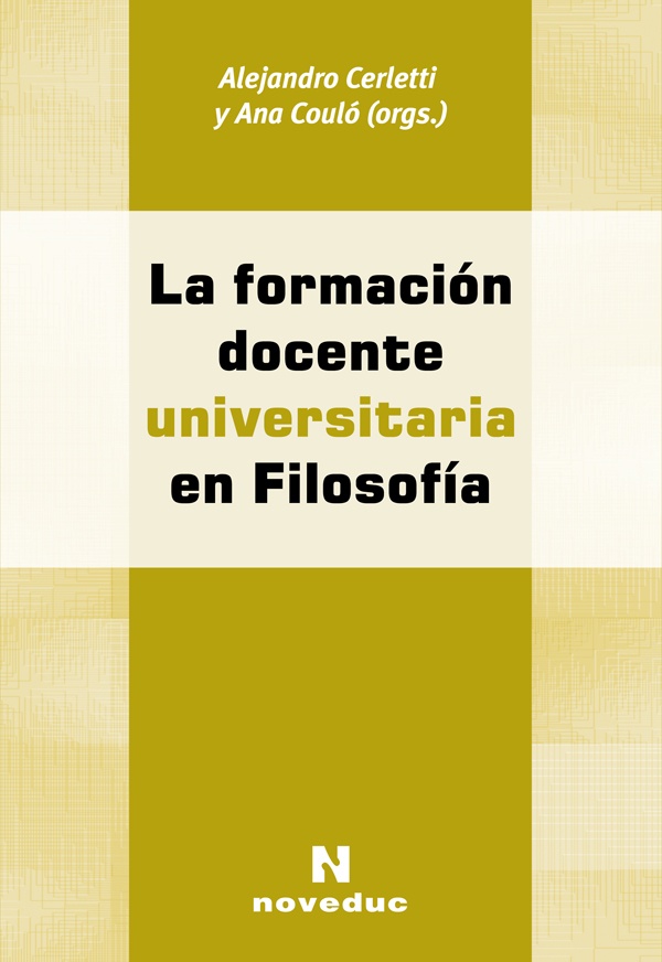La Formación docente universitaria en filosofía