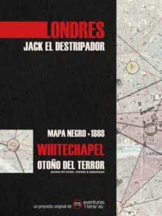Londres jack el destripador mapa negro