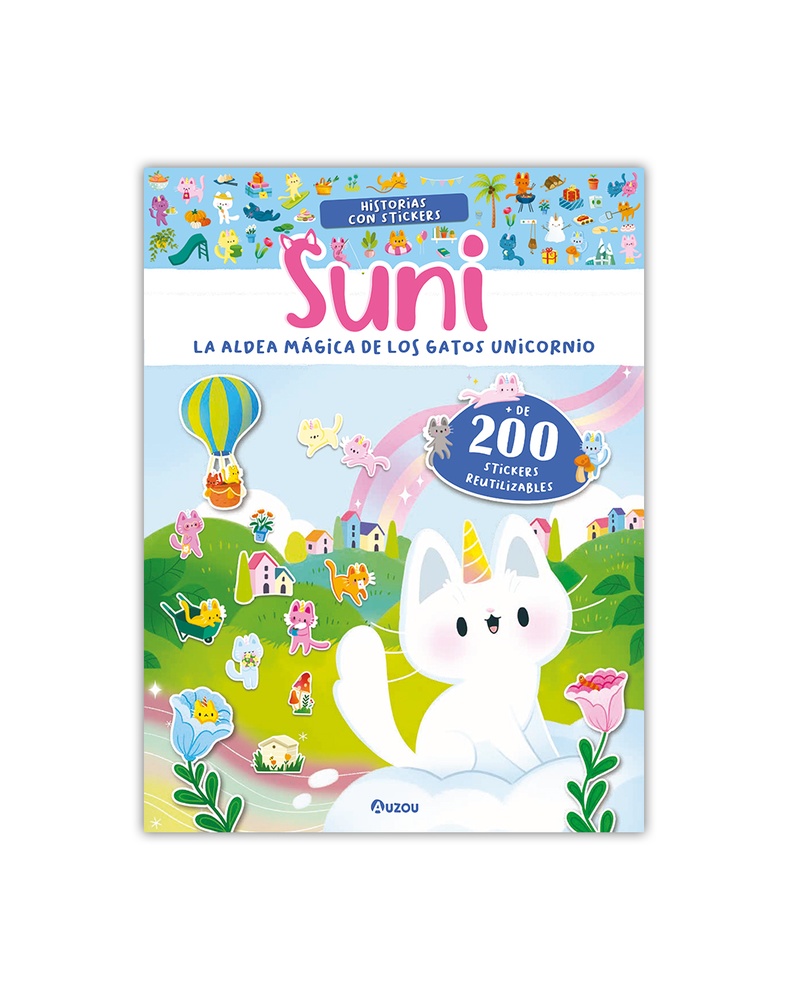 Suni: La aldea mágica de los gatos unicornio (stickers)