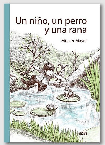 Un niño, un perro y una rana