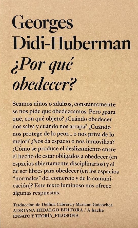 Por qué obedecer?