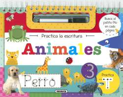 Animales. Practica la escritura
