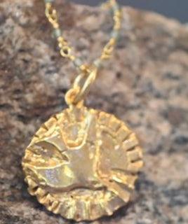 collar Espíritu Santo gde c/cadena minerales