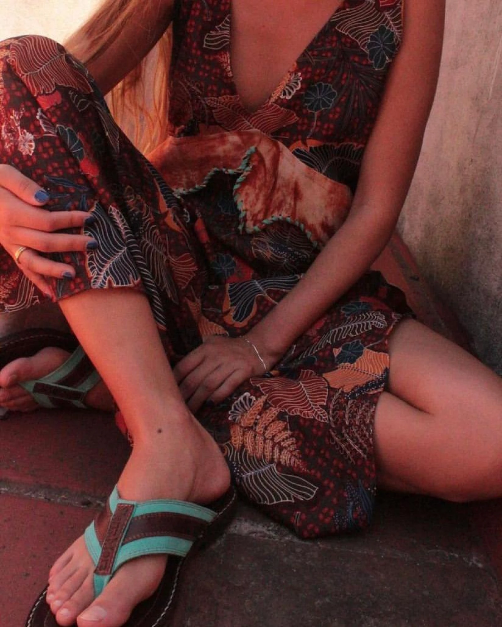 Leather Chanclas SM
