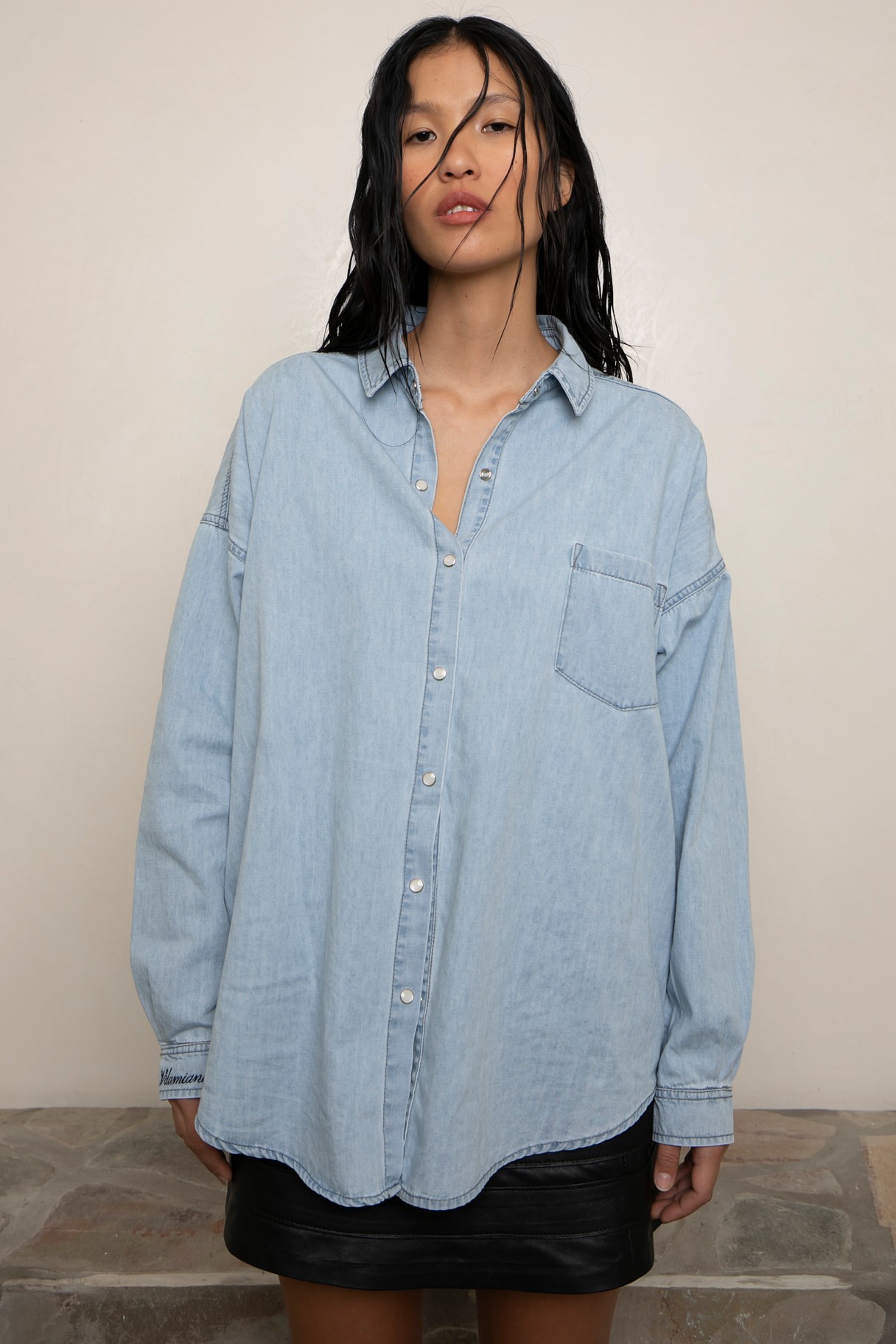 Camisa Jean Linth Blue