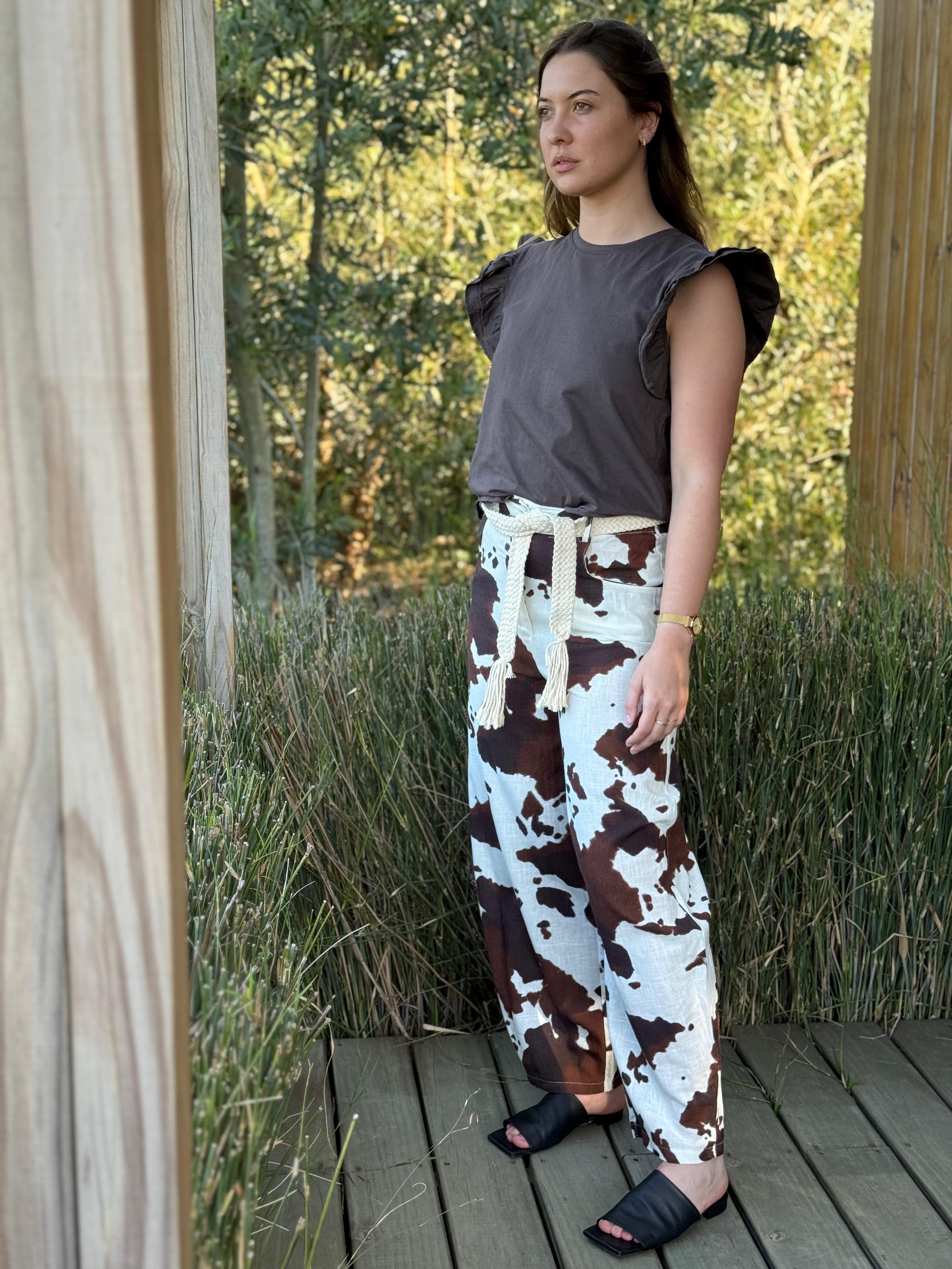 Pantalon Milano Cow Print