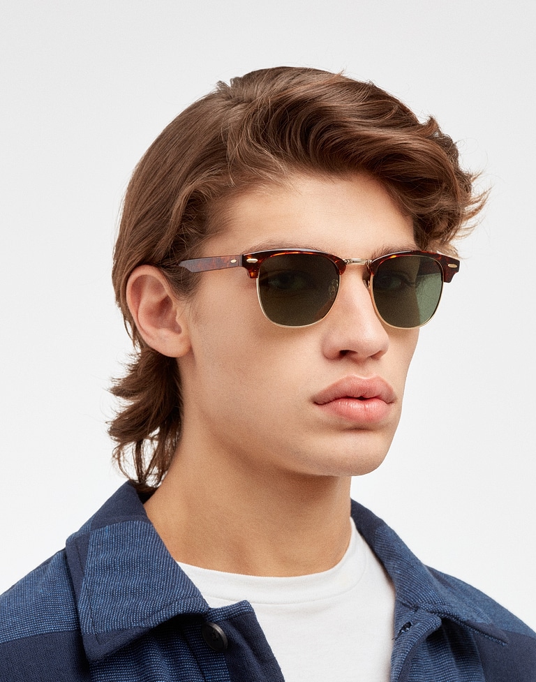 LENTES DE SOL - CLASSIC BOLD - POLARIZED CAREY GREEN