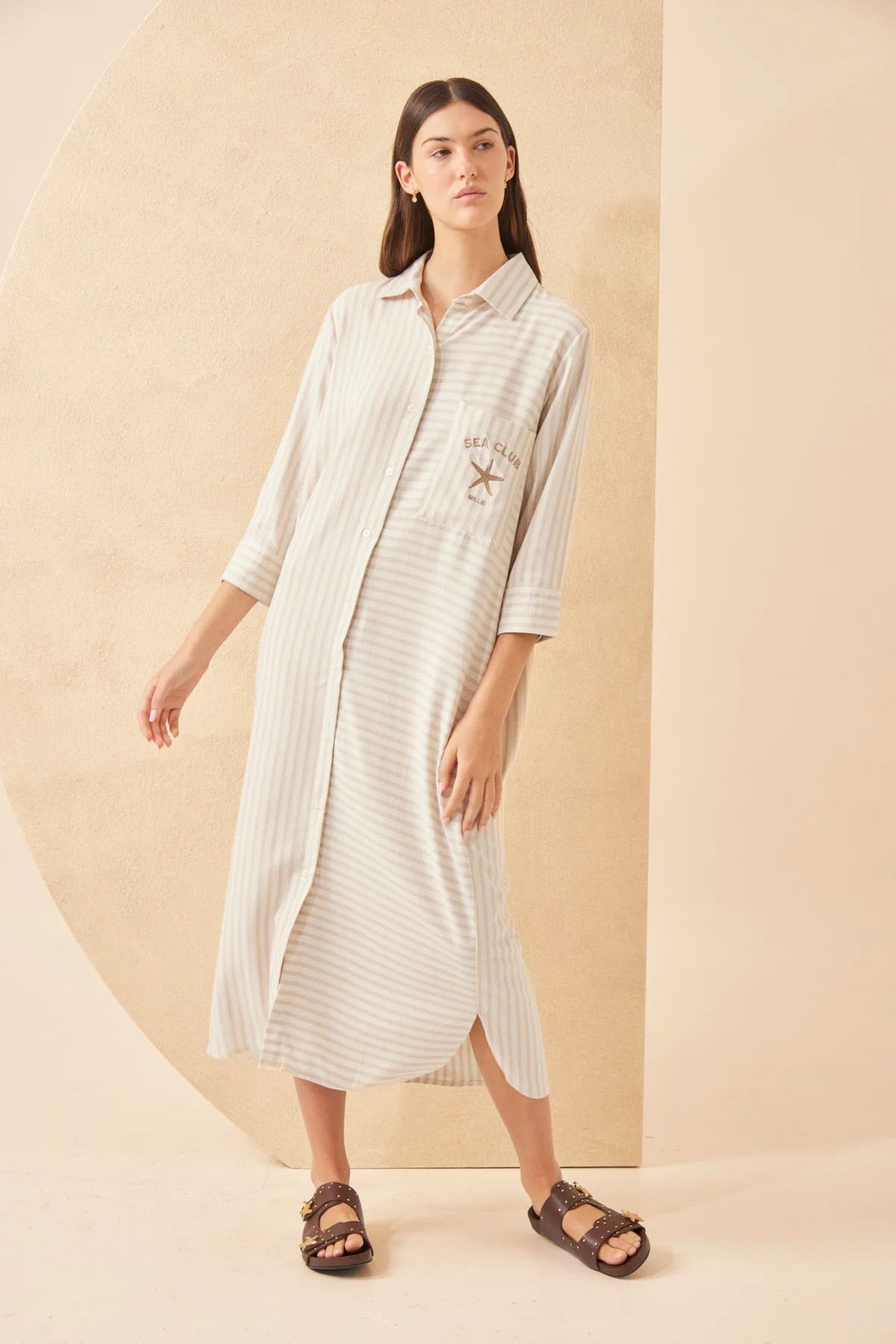 Vestido Camisero Sailor