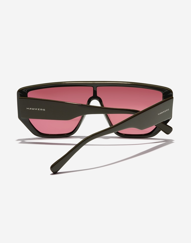 LENTES DE SOL - METRO - DARK KHAKI FUCSIA ECO