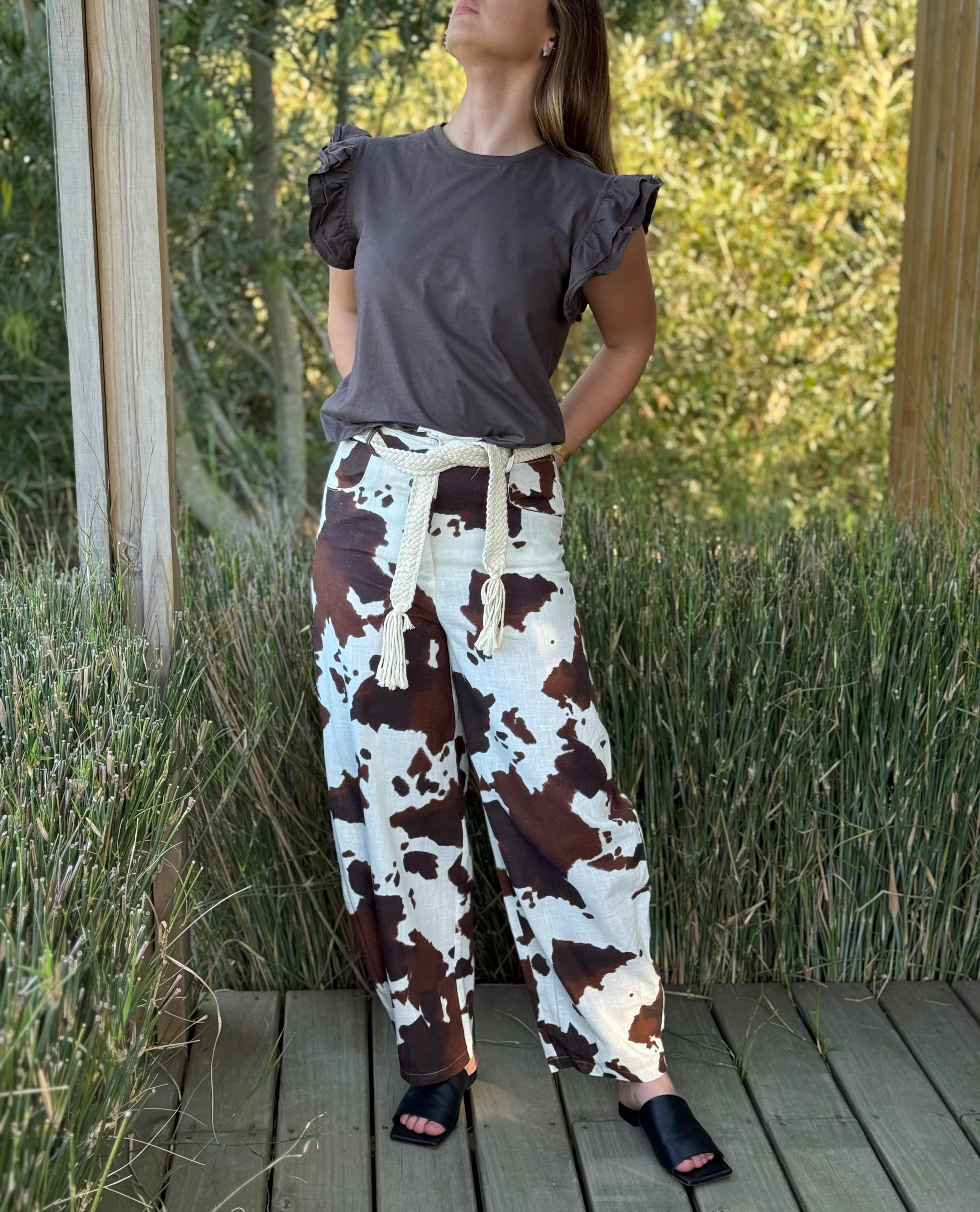 Pantalon Milano Cow Print