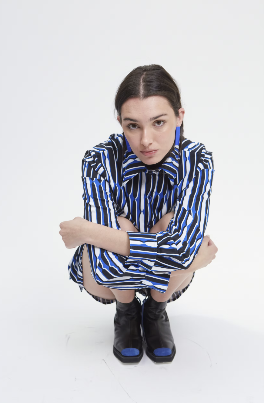 Camisa Duna Print Azul