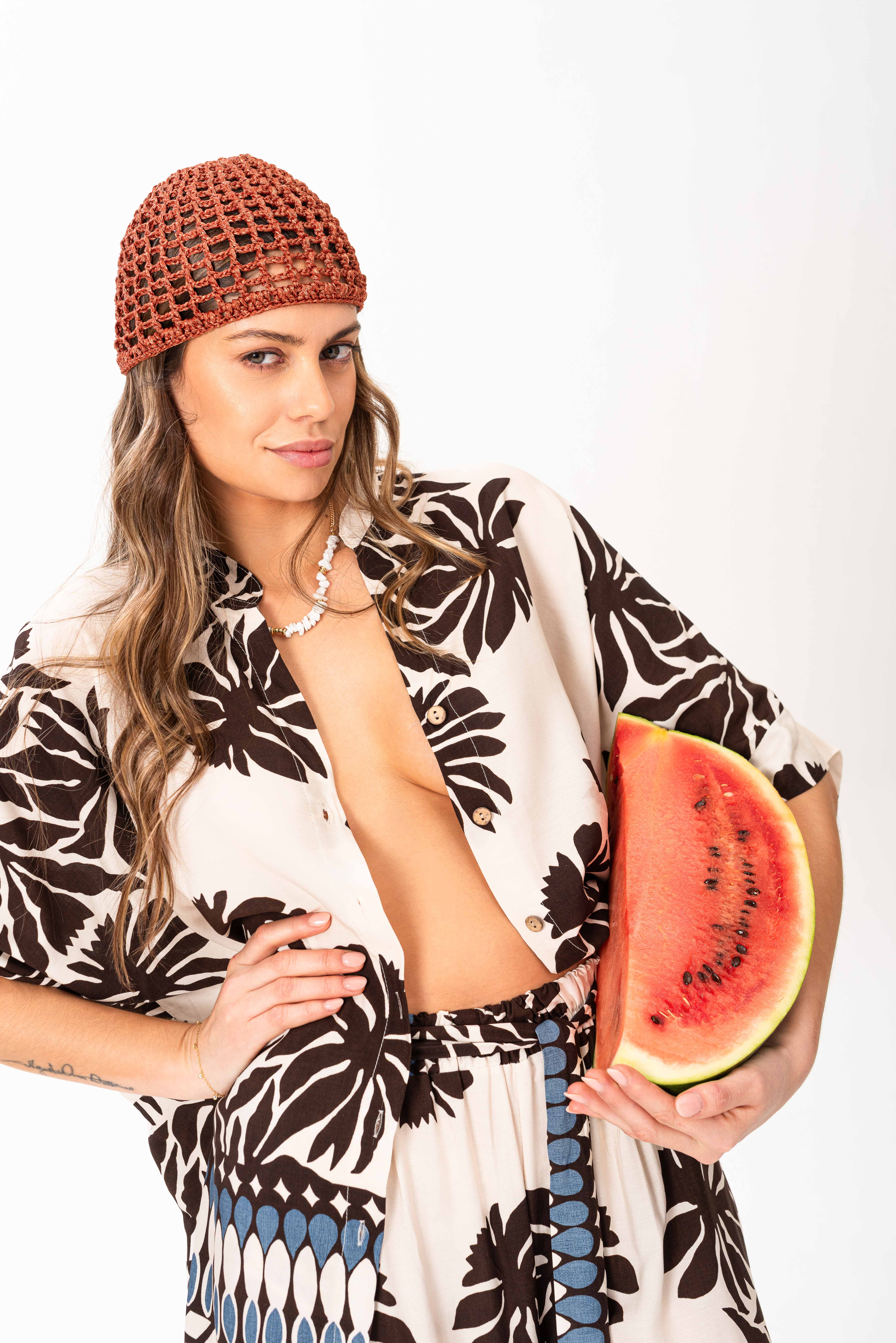 Mesh Hat Beach