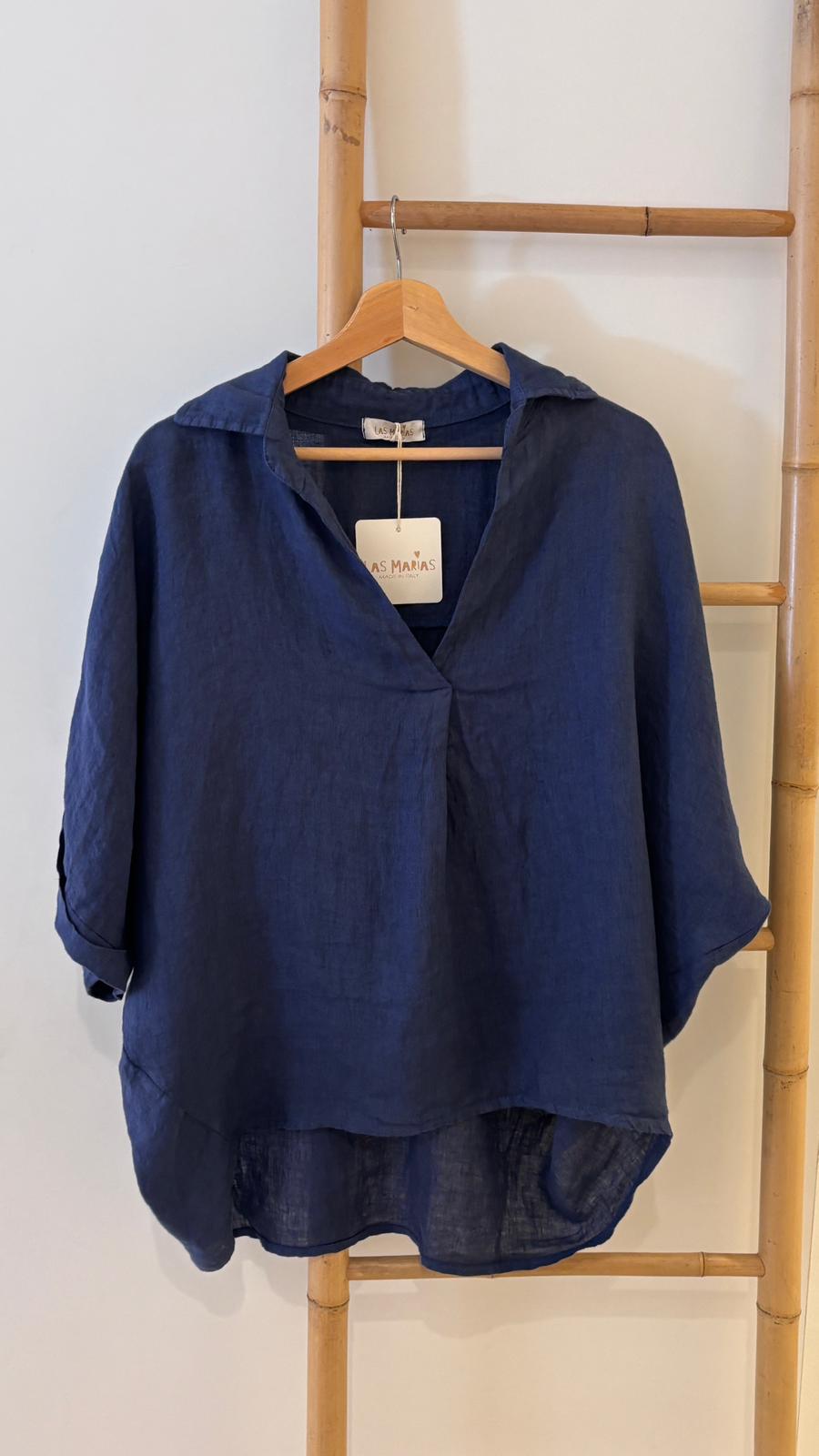 Blusa Sabbia azul talle unico