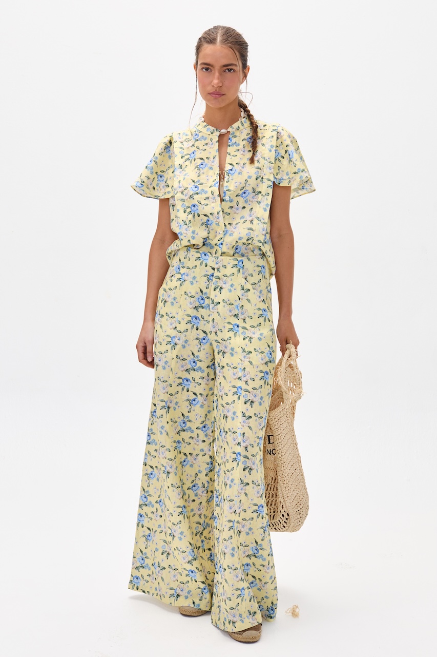 Pantalón Vincent en Lino - Francesca Print