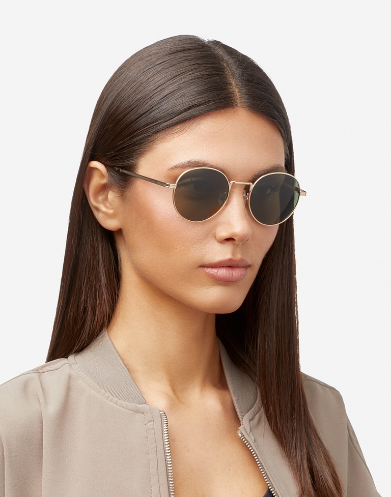 LENTES DE SOL - MOMA - POLARIZED GOLD GREEN