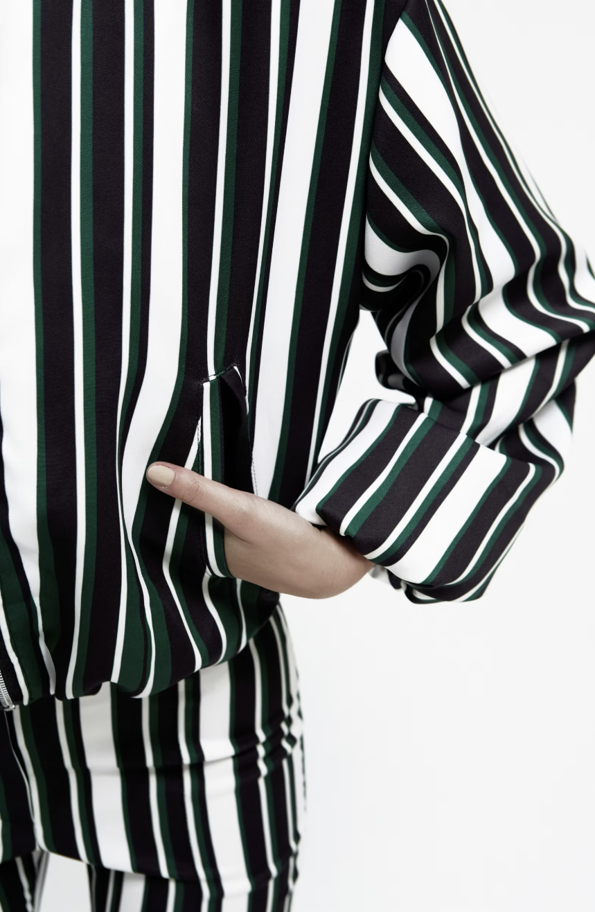 Bomber Halo Print Verde