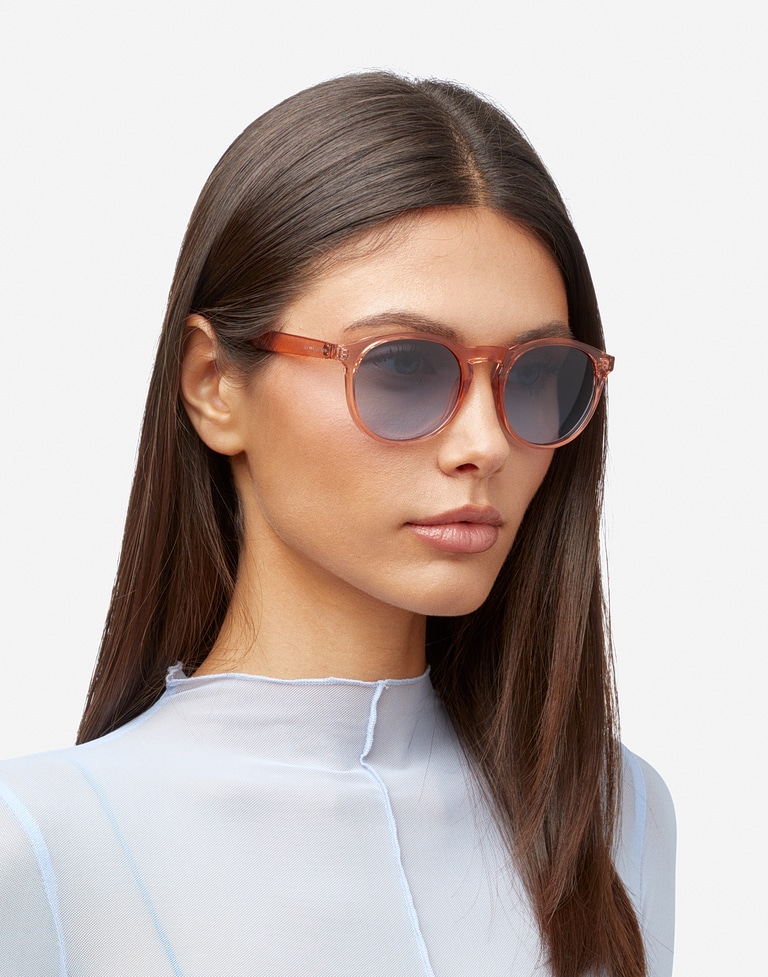 LENTES DE SOL -  Crystal Champagne · Deep Blue Bel Air