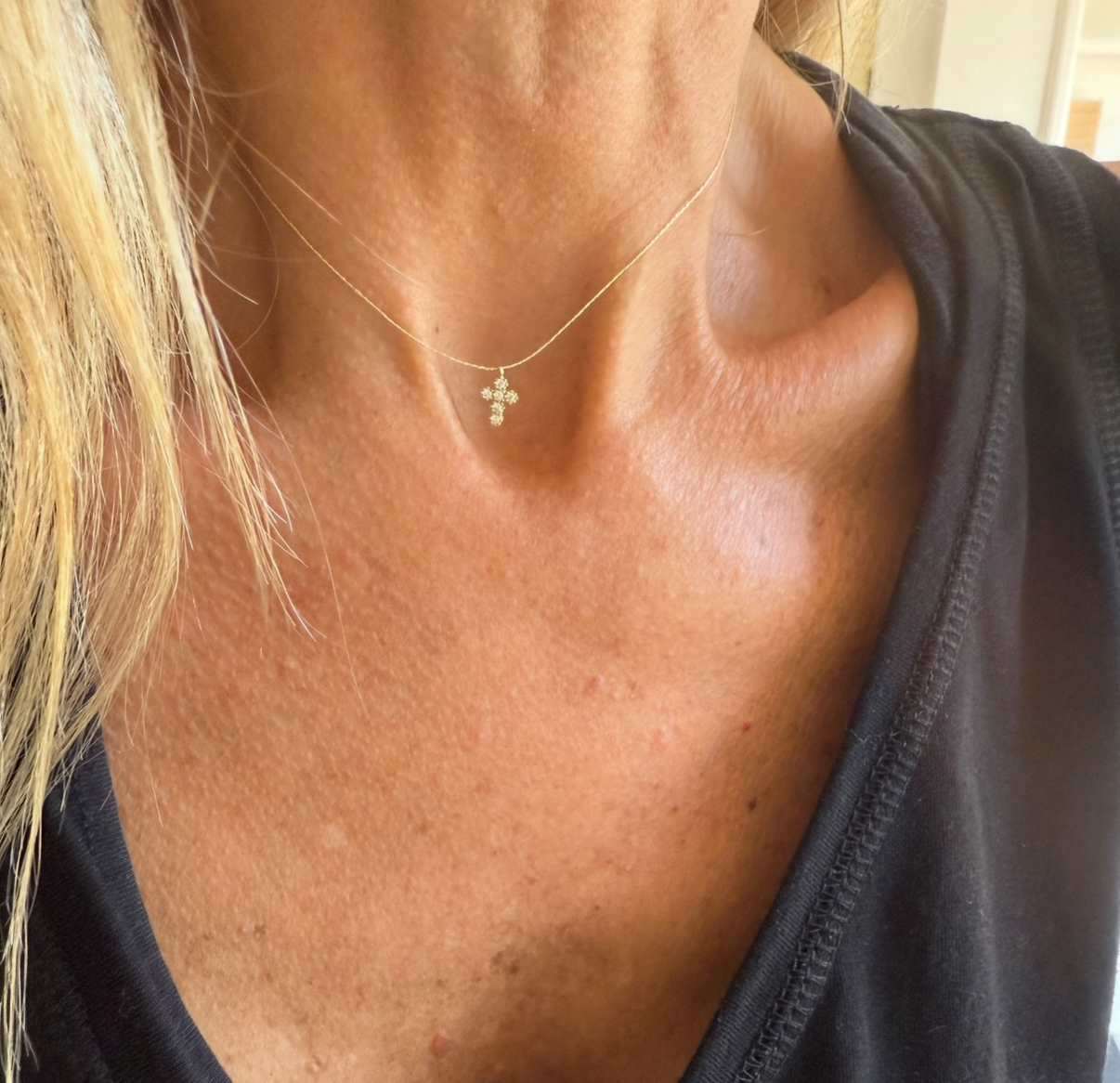 COLLAR  LUZ CRUZ MINI