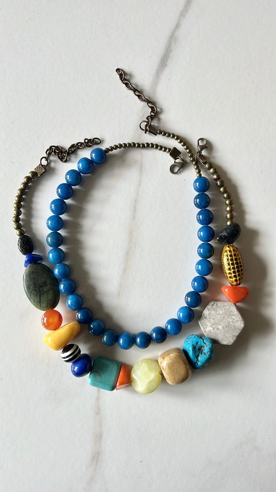 Collar Piedra Cobalto
