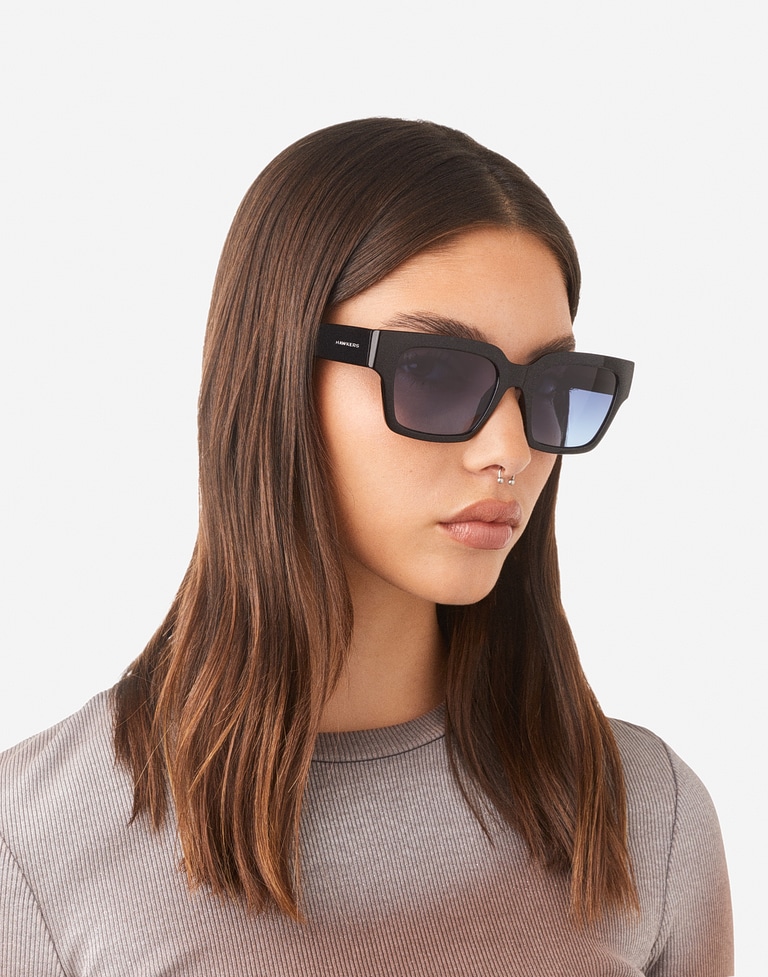 LENTES DE SOL - MATE - BLACK BLUE DENIM ECO