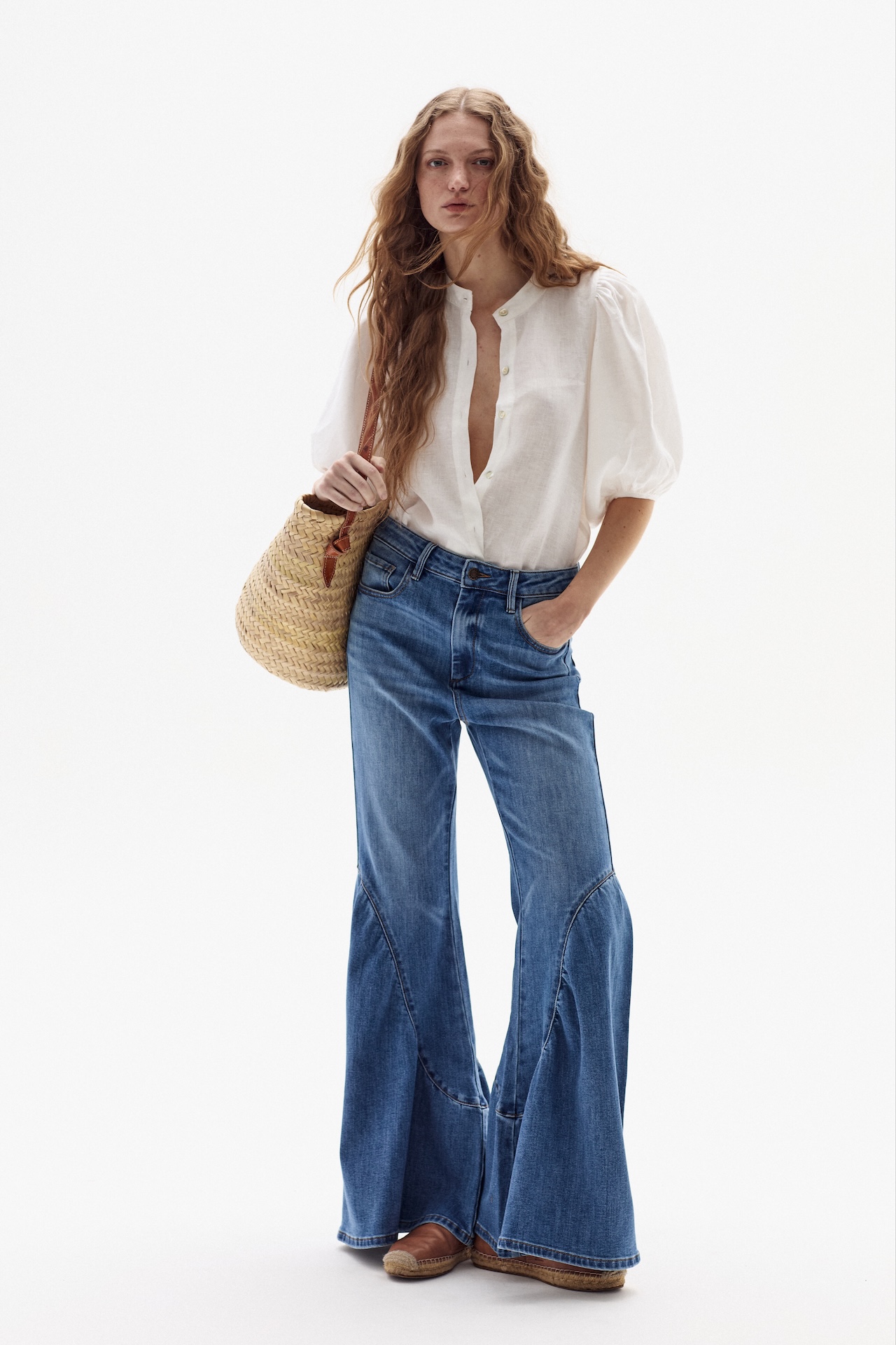GYPSY, Flared Jeans - Washed Indigo