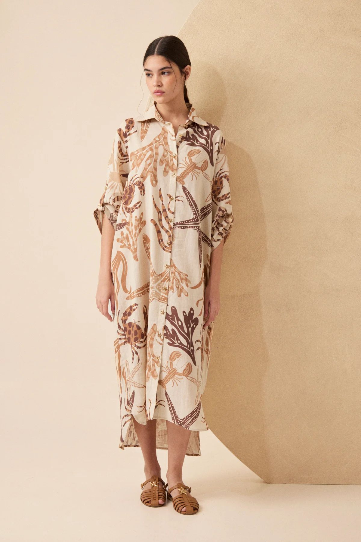 Vestido Camisero Lobster
