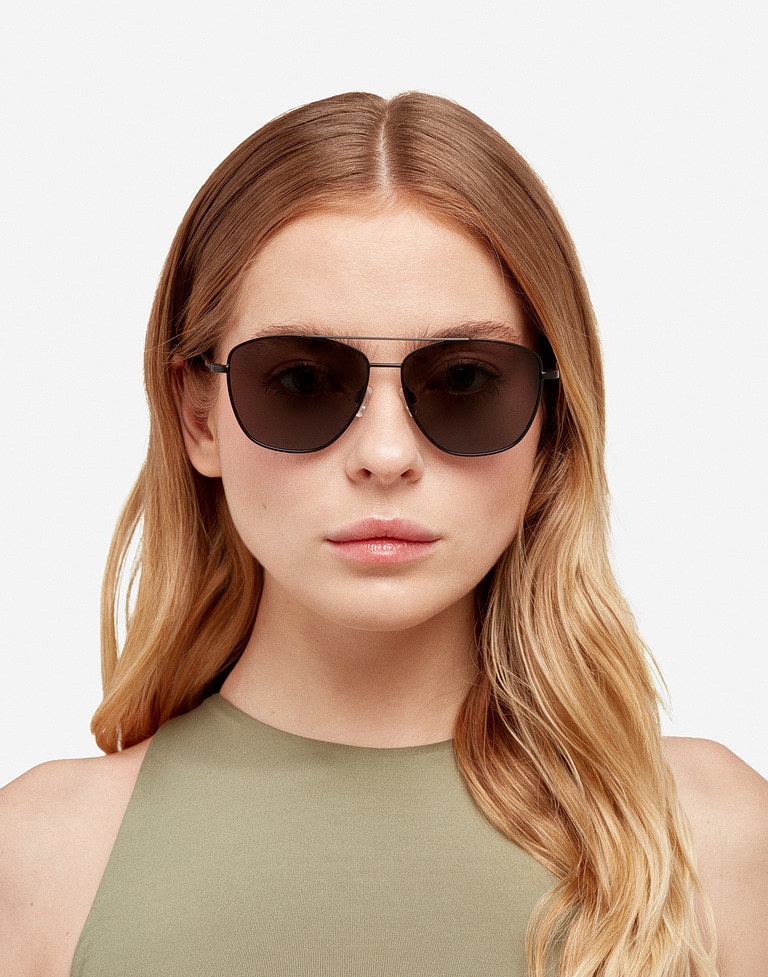 LENTES DE SOL - LAX - POLARIZED BLACK DARK