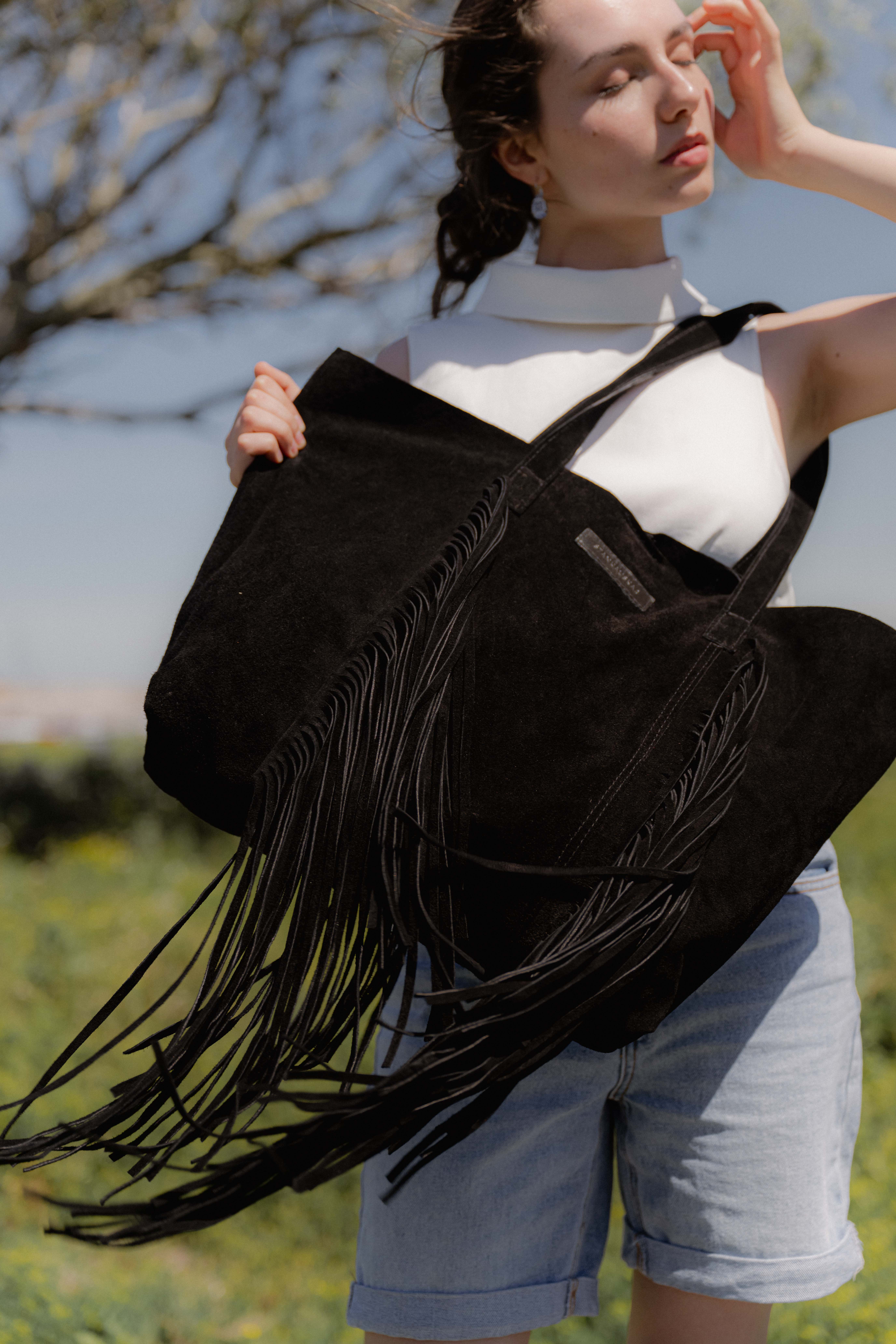 Tote Sienna flecos