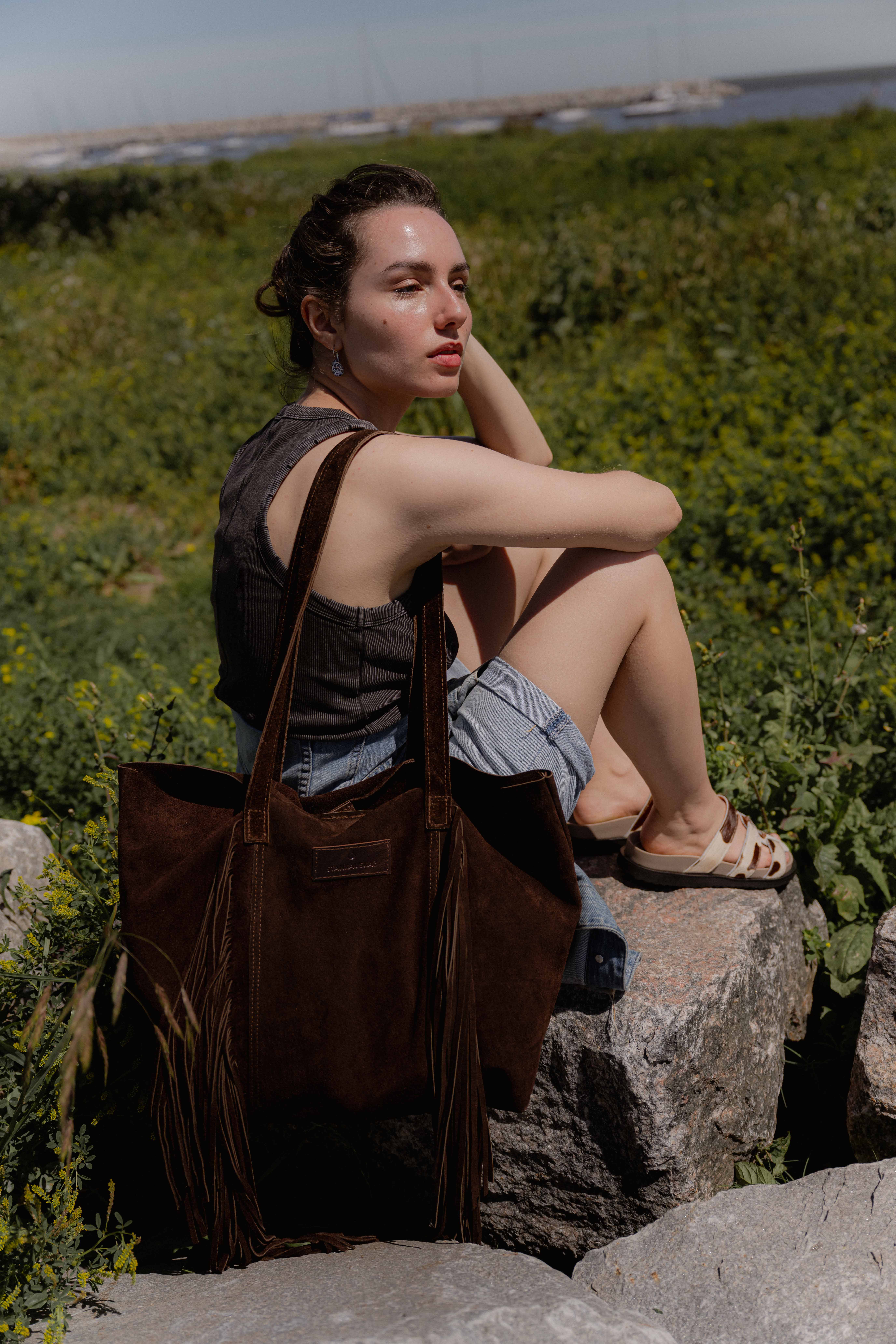 Tote Sienna flecos