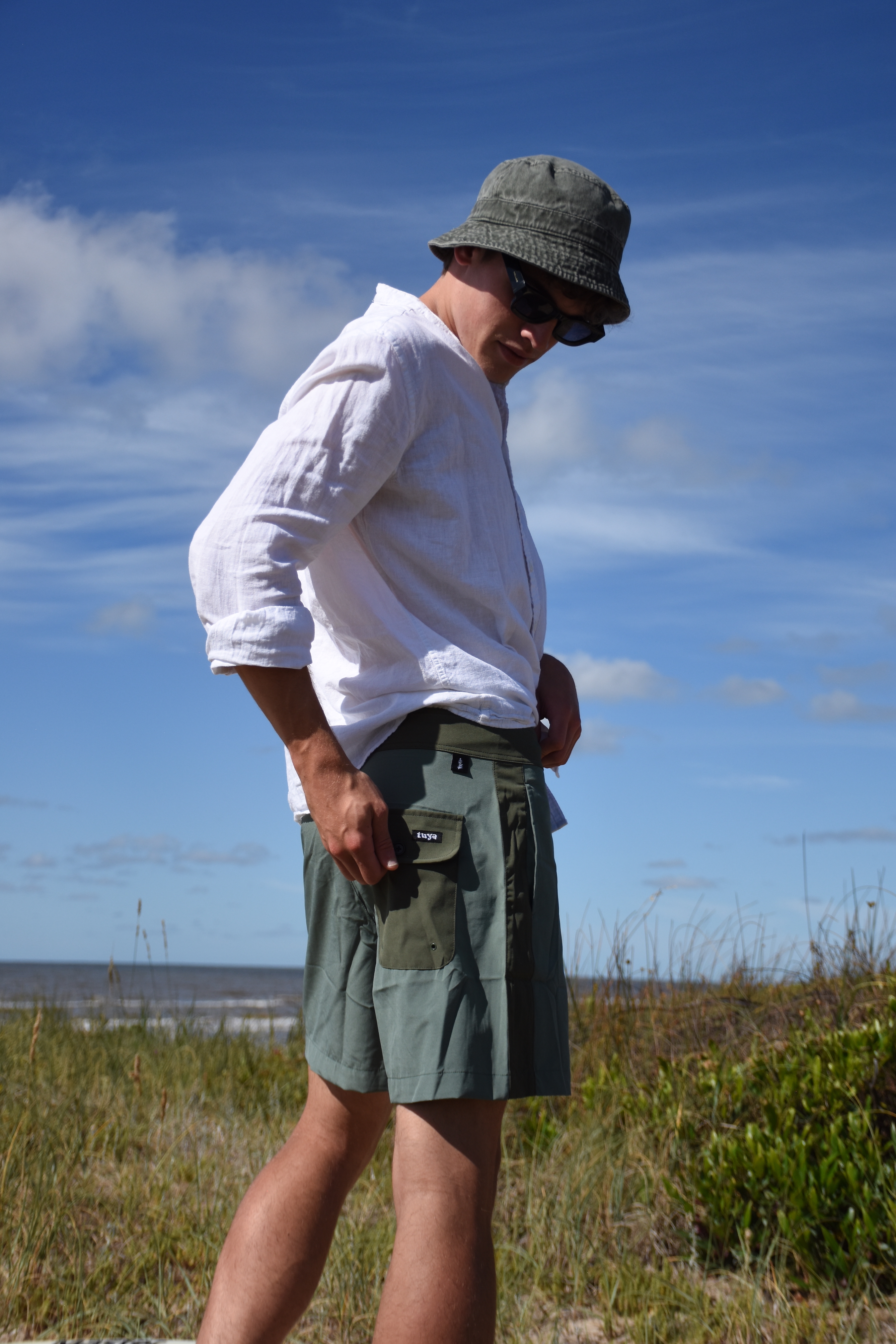 Boardshort Solid Green